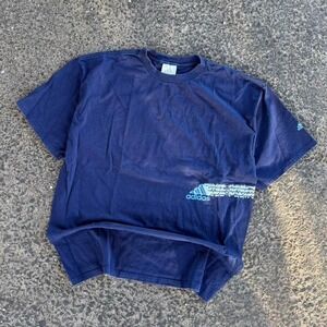 Vintage 90's 00's Y2k Style Adidas Shirt Wrap around graphic Size large